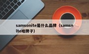 samsonite是什么品牌（samsnlte啥牌子）