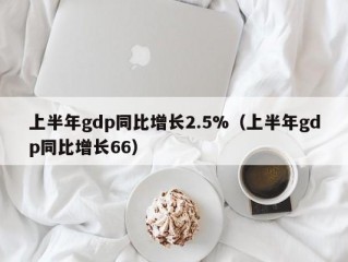 上半年gdp同比增长2.5%（上半年gdp同比增长66）